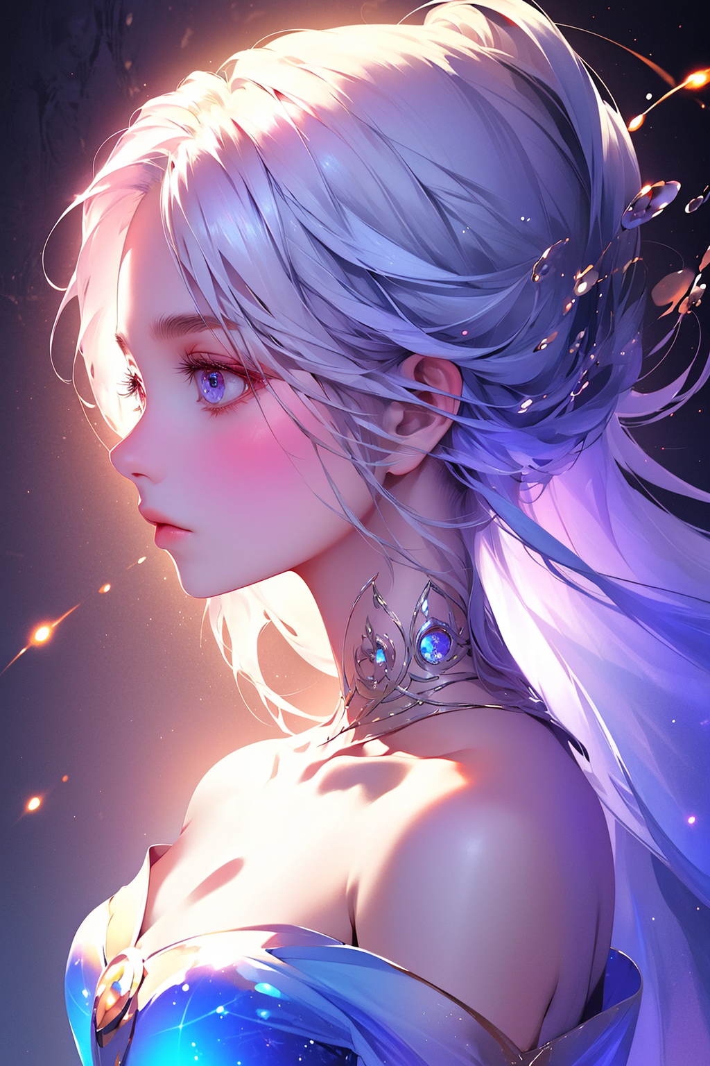 07065-827572975-(best quality), (masterpiece), upper body, profile, _1girl,celestial,deity,goddess,light particles,resolute eyes, bare shoulders.png